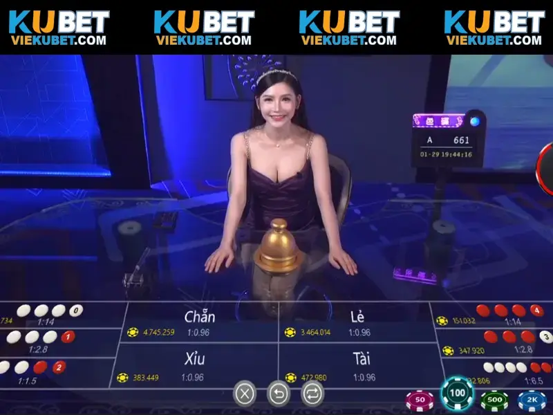 Hướng dẫn hội viên tham gia đặt cược Tài xỉu ở sảnh KU casino